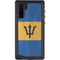 Barbados Flag Distressed Galaxy Note 10 Waterproof Case